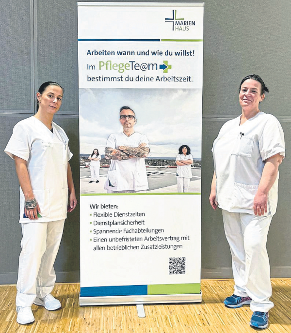 PflegeTeam+: Flexible Arbeitszeiten im Marienhaus-Klinikum