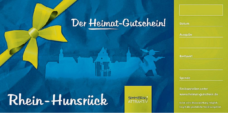 Vorteile nutzen und mit dem Heimat-Gutschein viel Freude schenken