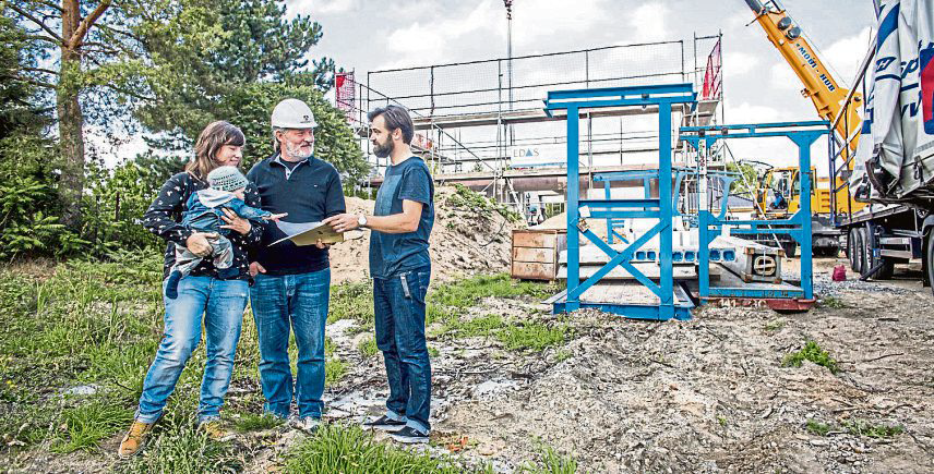 Gemeinsam glücklich ins Eigenheim
