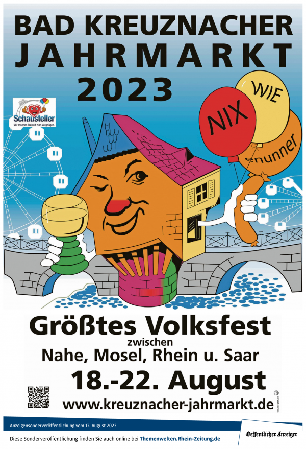 Jahrmarkt Bad Kreuznach: Wein, Speisen und Musik im Naheweinzelt