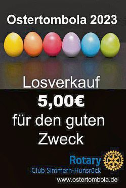 Rotary Club Simmern-Hunsrück: Ostertombola 2023
