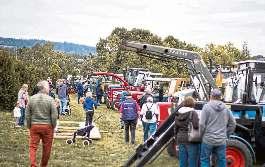 Oldtimer-Traktoren-Treffen in Veitsrodt: Im Glanz vergangener Tage