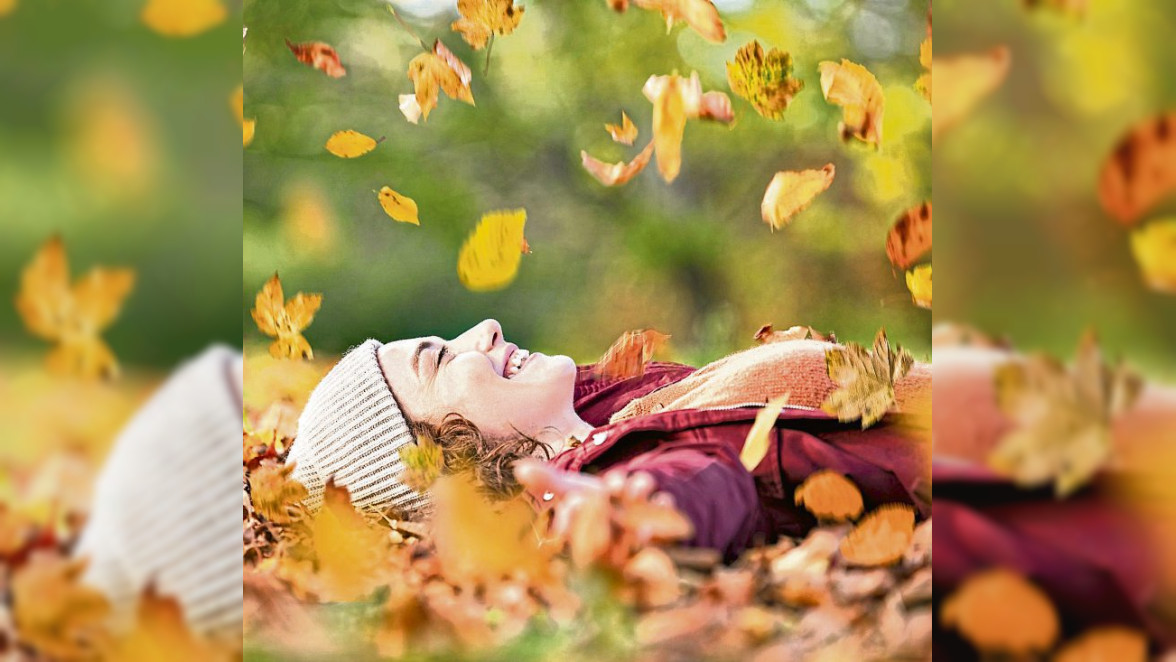 Achtsamkeit und ein gesundes sorgen für Immunsystem einen entspannten Herbst