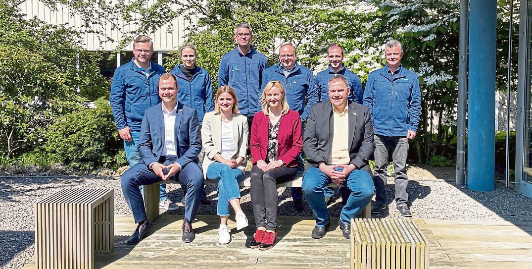 Gehören zum Organisationsteam für den diesjährigen Wirtschaftsempfang bei der Firma Karl Georg GmbH