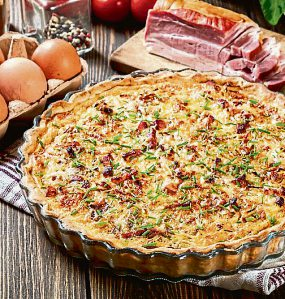 "Quiche Loreen“ à la Café Baumann
