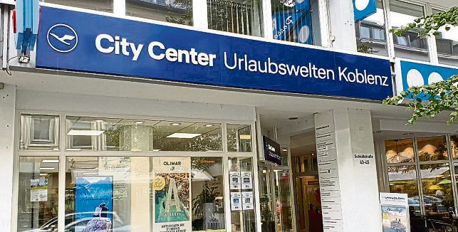 RZ Reisebüro wird zu Lufthansa City Center Urlaubswelten Koblenz