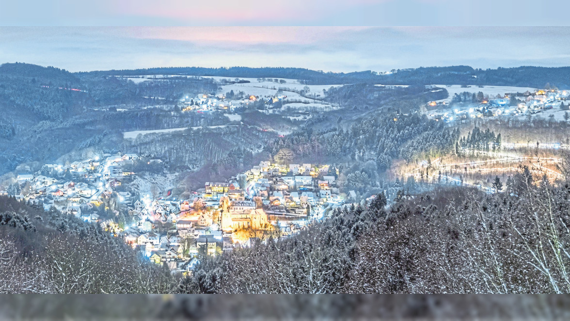 Weihnachtsdorf in Waldbreitbach: 10.000 LEDs kommen zum Einsatz