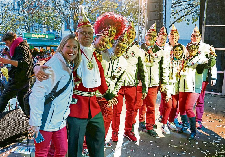 Ausgelassene Stimmung beim großen Rosenmontagszug