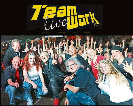 Coverband TEAMWORK beim Veitsrodter Prämienmarkt