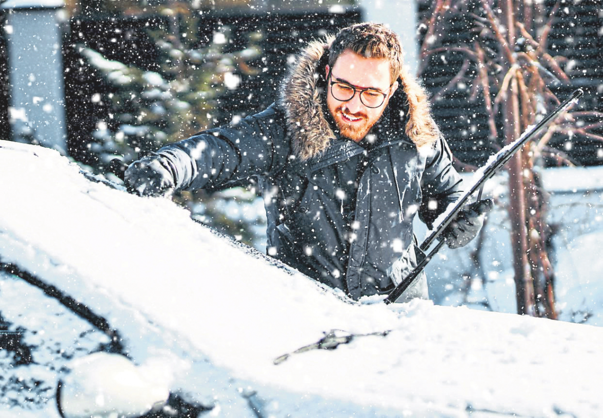 Freie Sicht im Winter