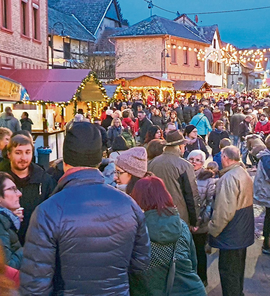 Weihnachtsmarkt in Bockenau: Weihnachtlicher Glanz