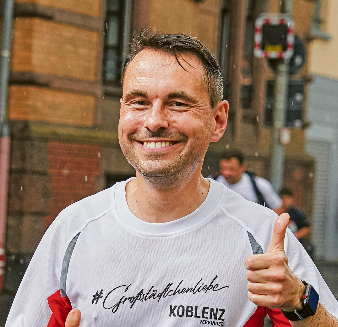 David Langner zwischen Alltag, Amt und Nilpferd Max in Koblenz