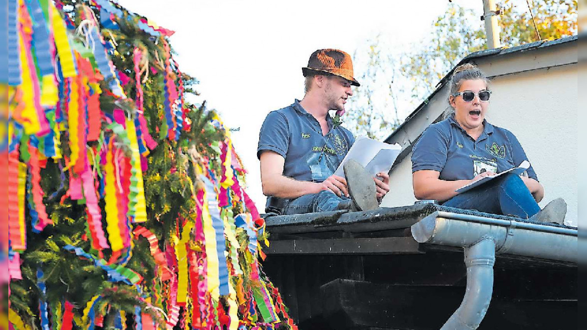 Großsteinhausen: Schlachtfest, Fackelumzug und gute Stimmung