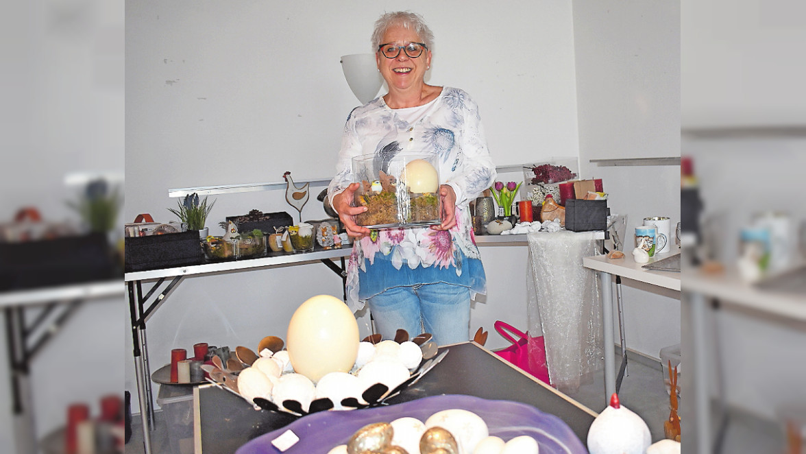 Dekorationen-Werkstatt in Dudenhofen: Ostern für den Wohnzimmertisch