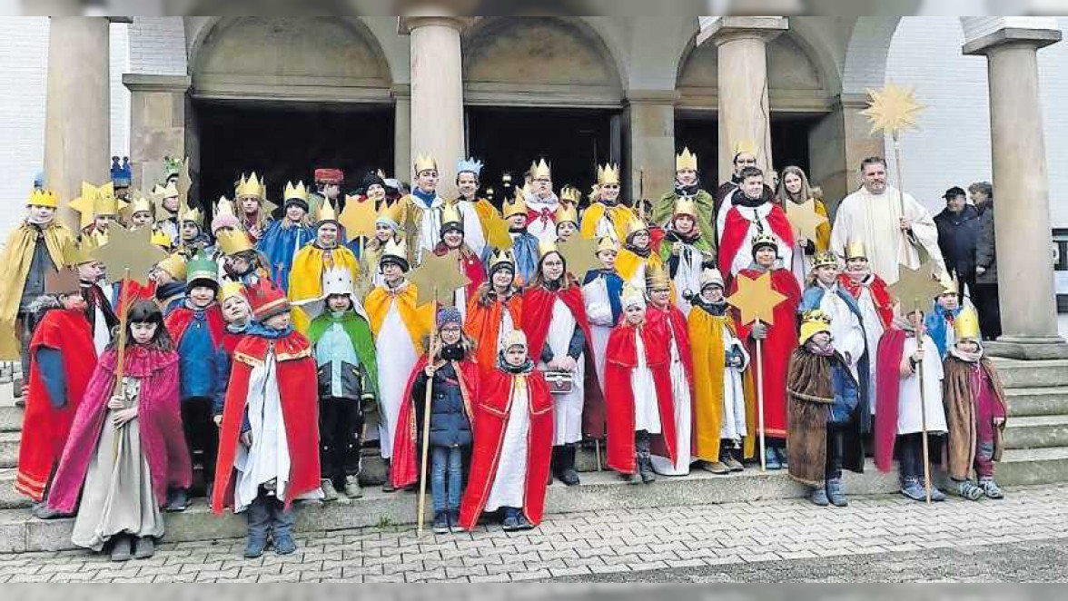 Aktion 2024 in Limburgerhof: Motivierte Sternsinger sammelten für den guten Zweck