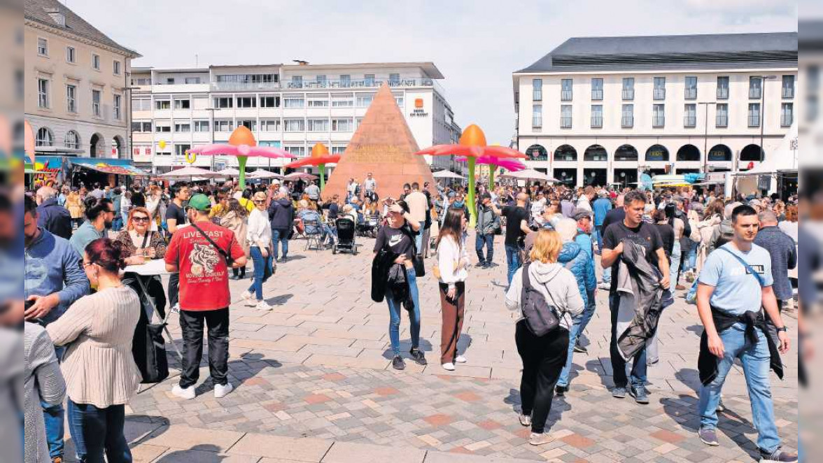 Fest der Sinne in Karlsruhe: Genussmarkt auf dem Marktplatz