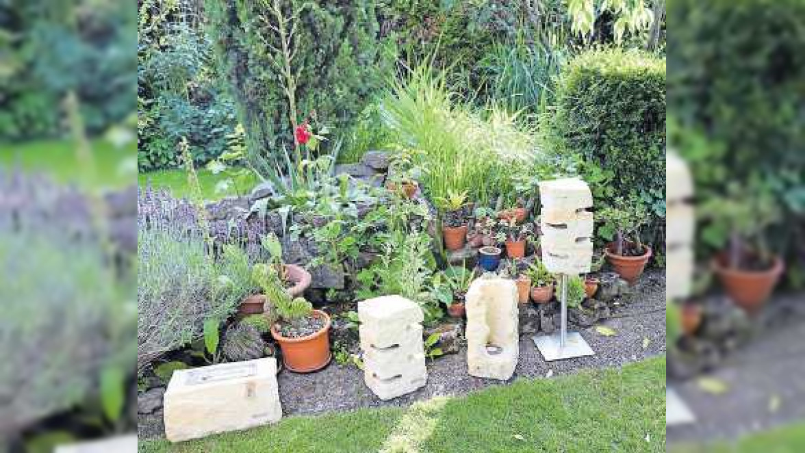 Kunstwerke im Naturgarten Böhl-Iggelheim erleben