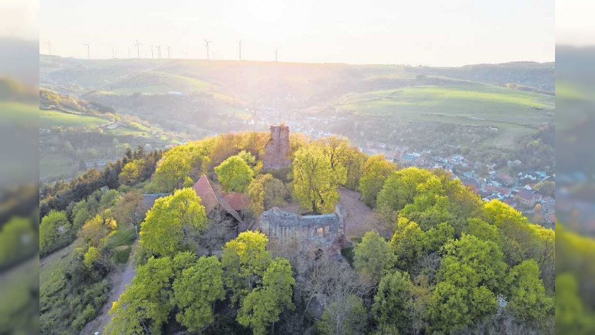 Die Moschellandsburg, das Wahrzeichen Obermoschels