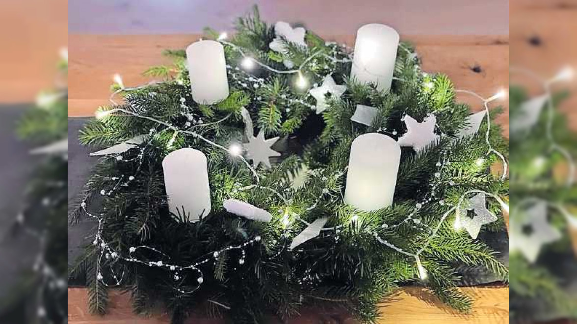 Adventskranz selber machen