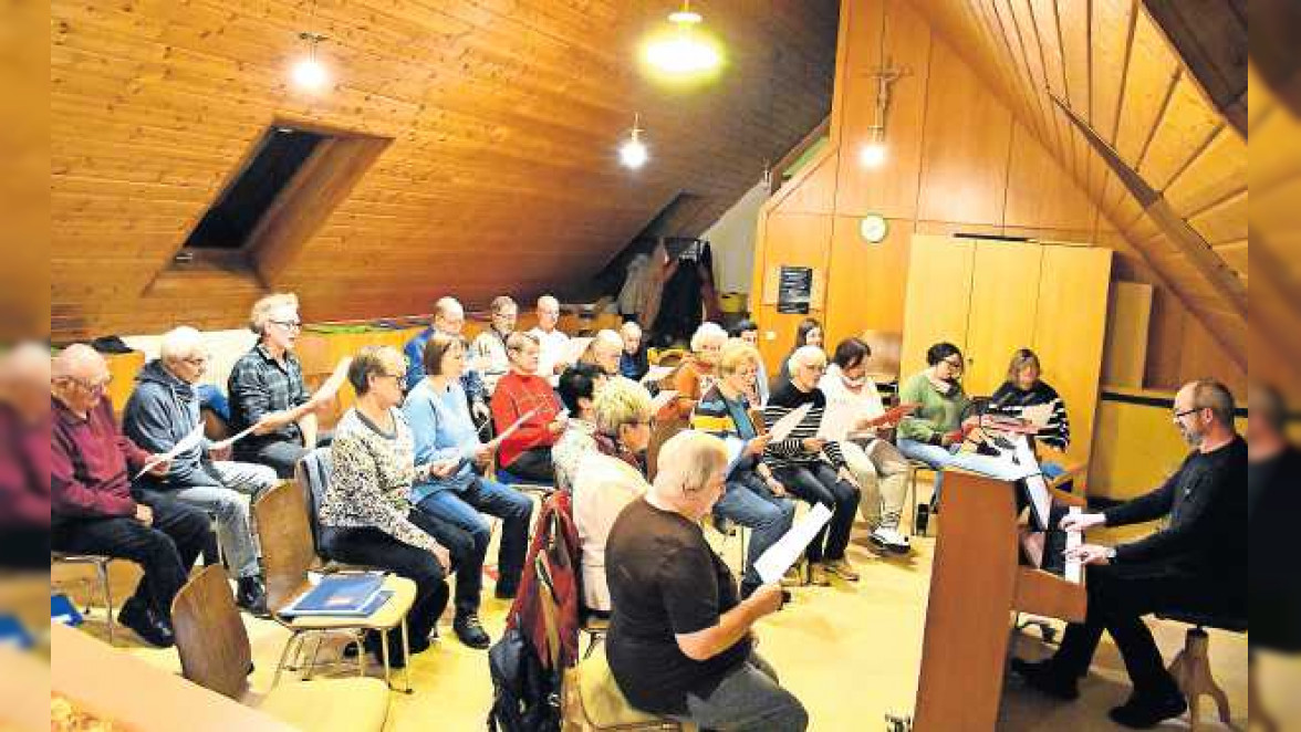 Stimmübung per WhatsApp beim Kirchenchor St. Cäcilia Harthausen