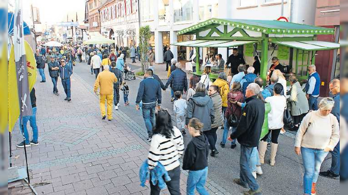 Verkaufsoffener Sonntag zum Stadtjubiläum in Kandel