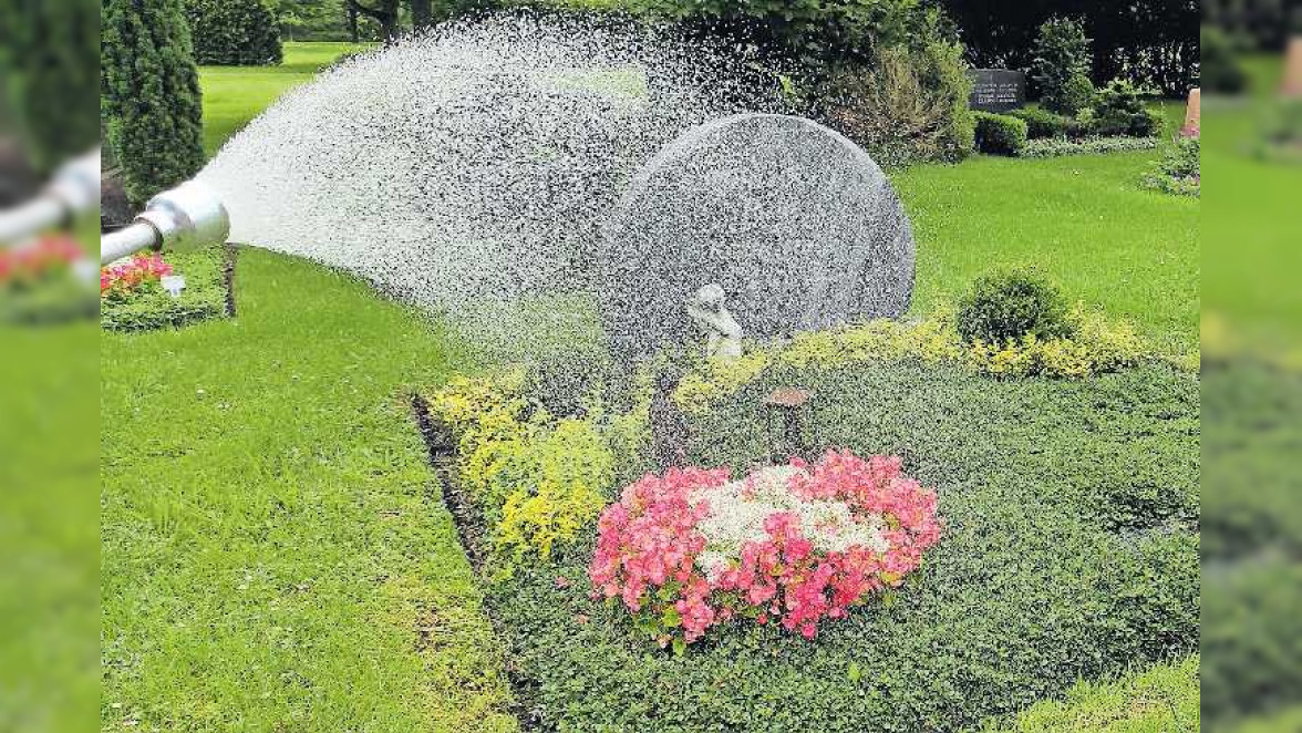 Wasserknappheit betrifft Friedhöfe