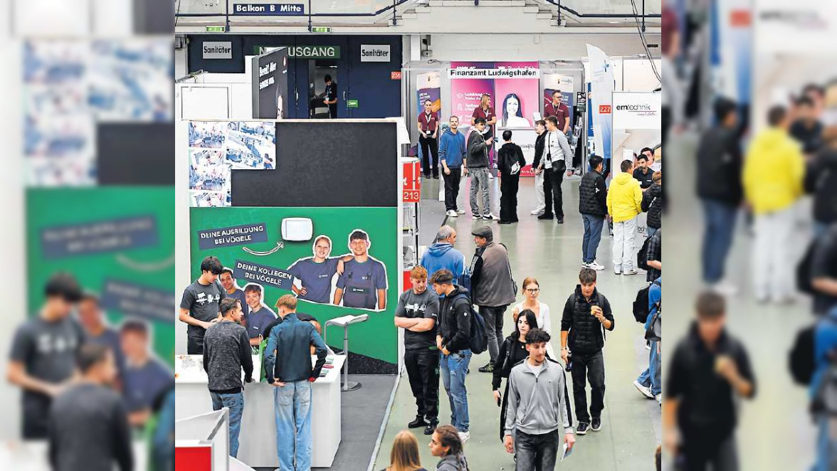 Mehr als 120 Aussteller bei der Sprungbrett-Messe in Ludwigshafen