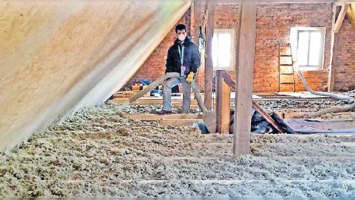 Damit die Heizenergie nicht über den Dachboden entweicht