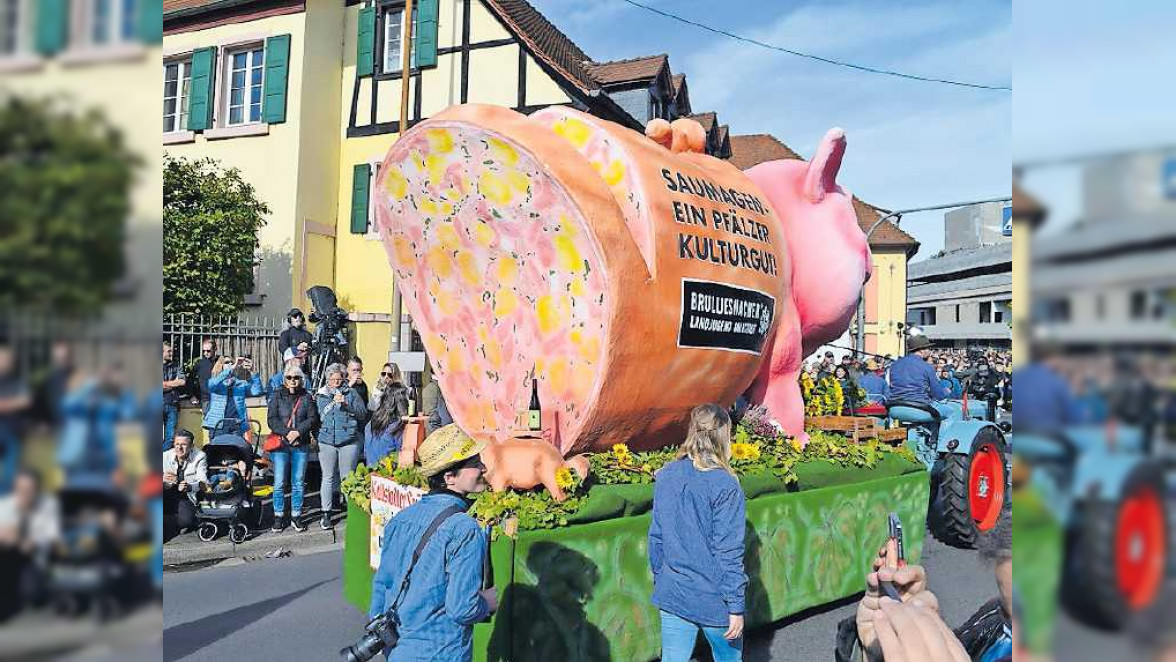 Weinlesefest in Neustadt: Umzug zum Fest