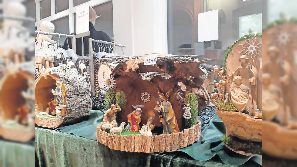 Amlings Fashion House in Bad Dürkheim: "Krippen gehören doch dazu“