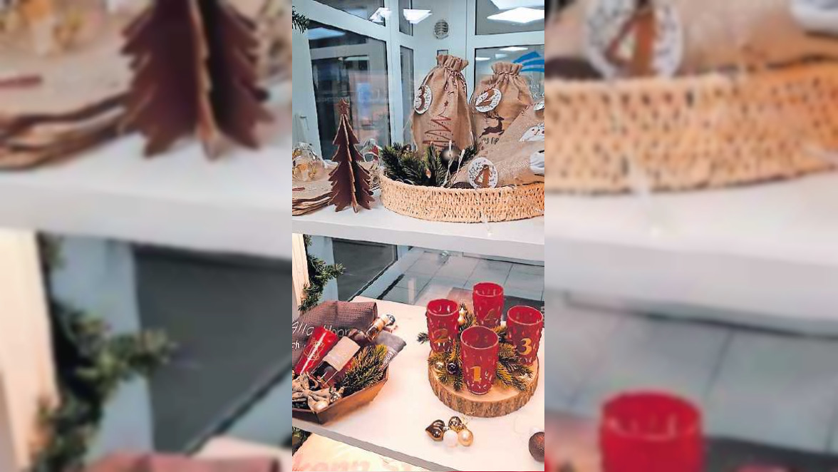 Palzshop Dergem in Bad Dürkheim: Dubbegläser im Adventskranz