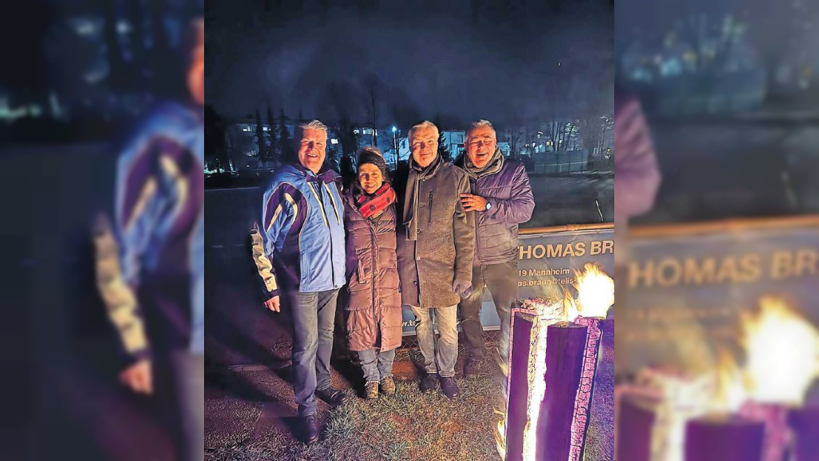 Limburgerhof: Schwedenfeuer zugunsten der Kinderkrebshilfe Pfalz