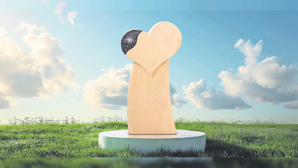 Ein Grabstein ist Liebe