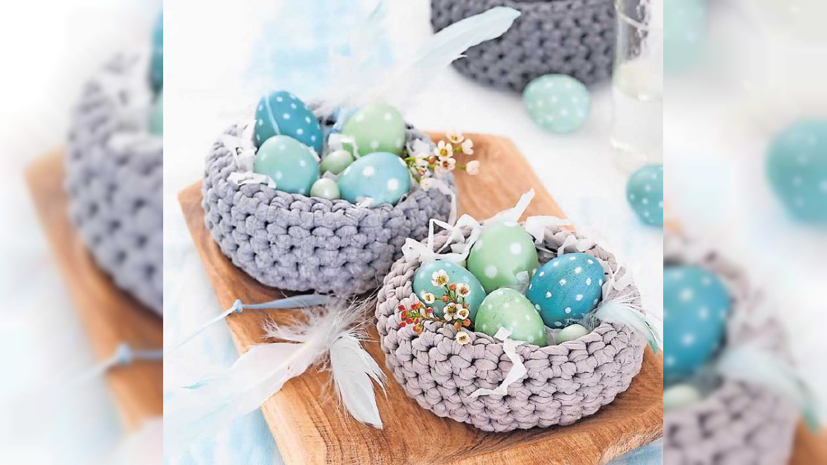 Natürlich Eier färben