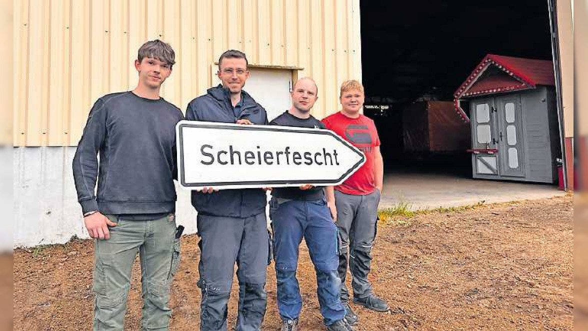Ausgelassene Stimmung beim Scheierfescht in Dellfeld