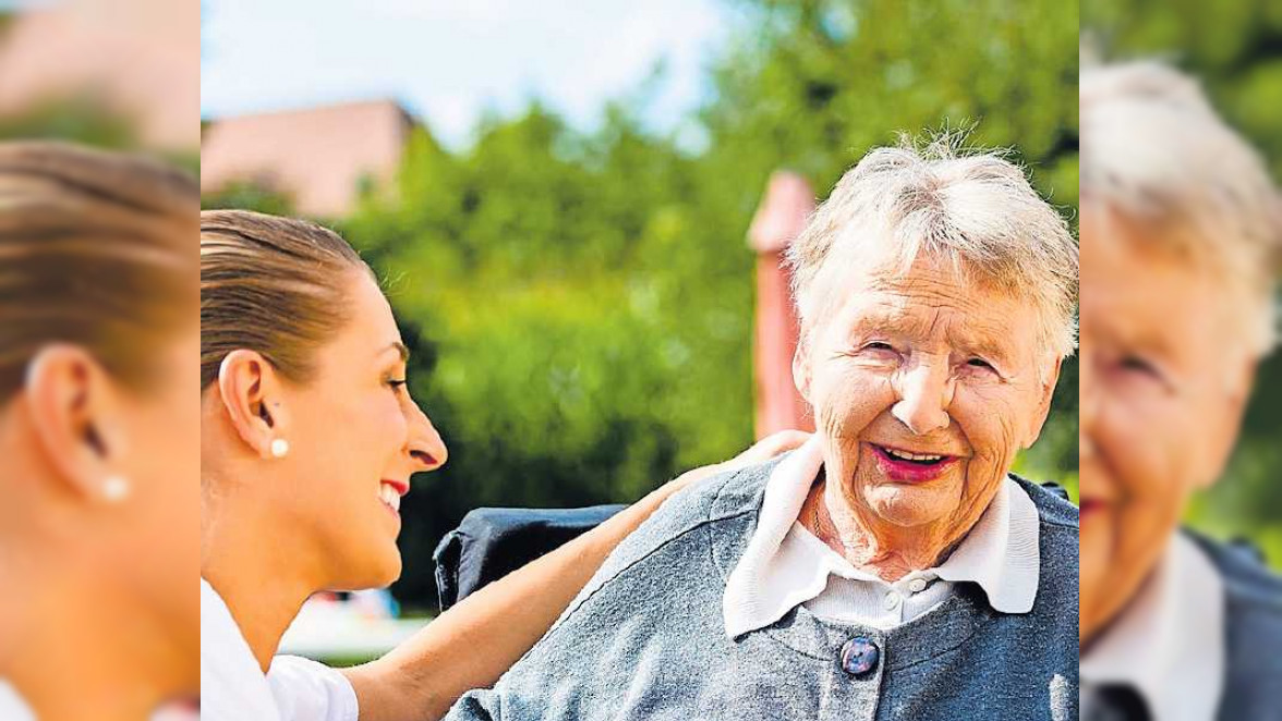 Durch Unterstützung im Alltag Selbstständigkeit erhalten