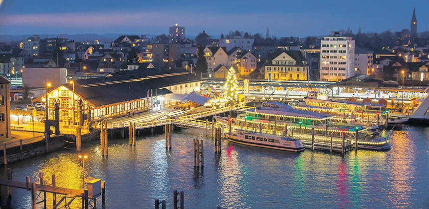 Weihnachtsmarkt und Winterzauber am Hafen Romanshorn vom 18. November bis Neujahr