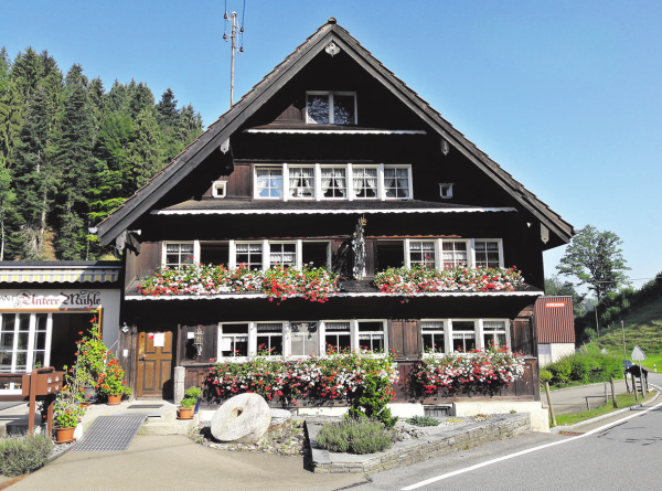 Degersheim - Schwellbrunn:  Willkomm i de Untere Müli