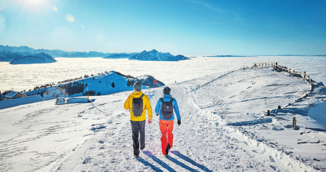 Zentralschweiz: Winterzauber auf der Königin der Berge