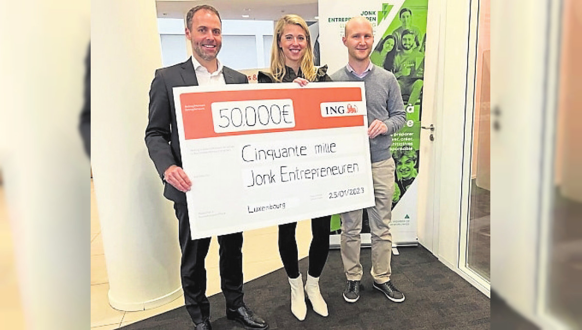 Luxembourg: ING hilft der Jugend zur Finanzbildung und spendet 50 000 Euro an Jonk Entrepreneuren