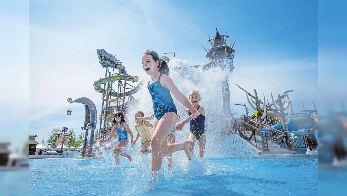 Deutschlands größter Outdoor-Wasserspielplatz hat wieder geöffnet