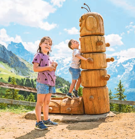 Neue Holzkugelbahnen im Brunni-Gebiet